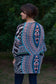 Fluro Aztec Relaxed Open Midi Kaftan