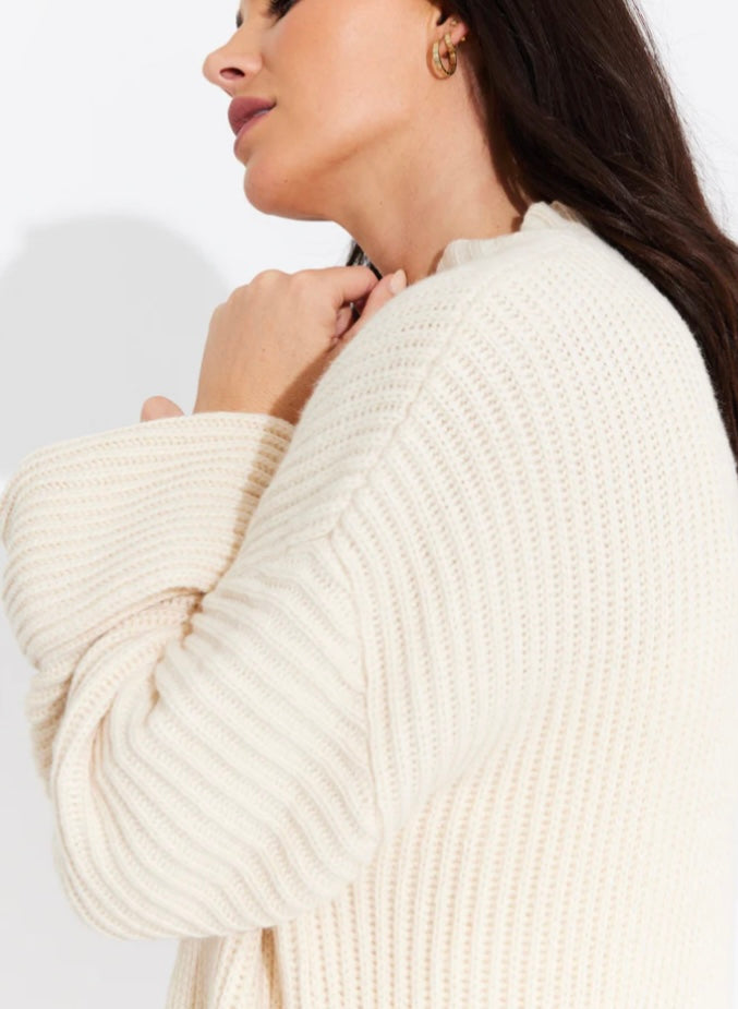 ZOE Creamy Knit Oversized Maxi Cardigan