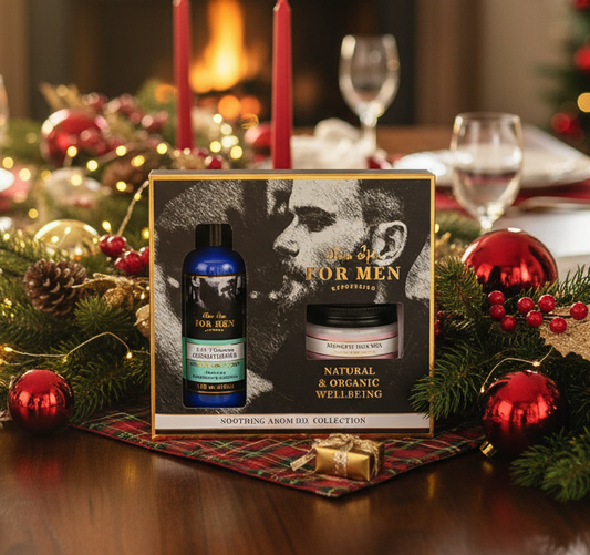 Mens Grooming Gift Set Natural & Organic Set of 2