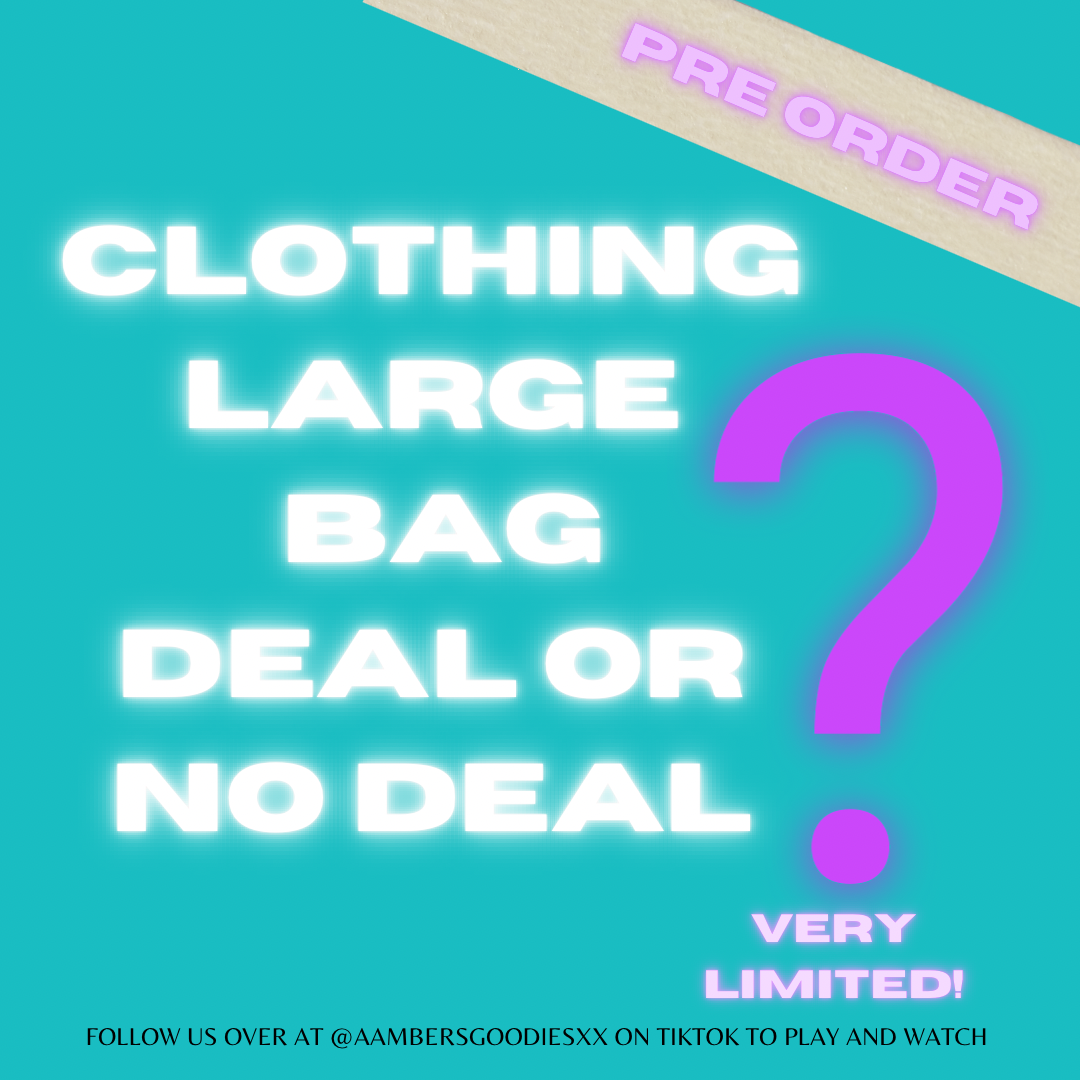 LARGE CLOTHING BAGS Pre Order- Pick your size!!!!