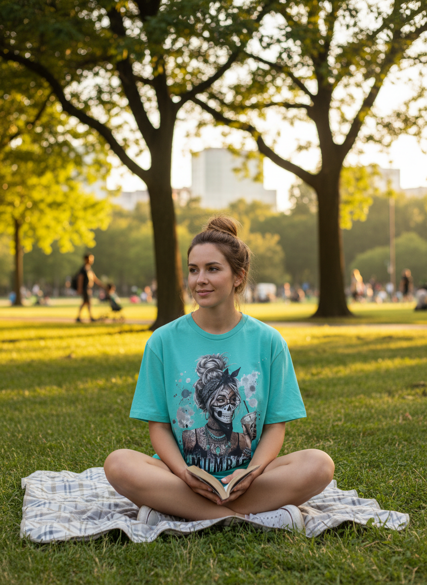 MUMBIE Handmade T-shirts Black