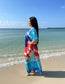 Island Sunset Comfort Maxi Kaftan Dress