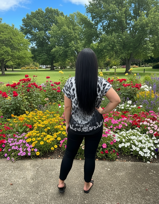 Glam Jungle Oversized  Graphic Tshirt