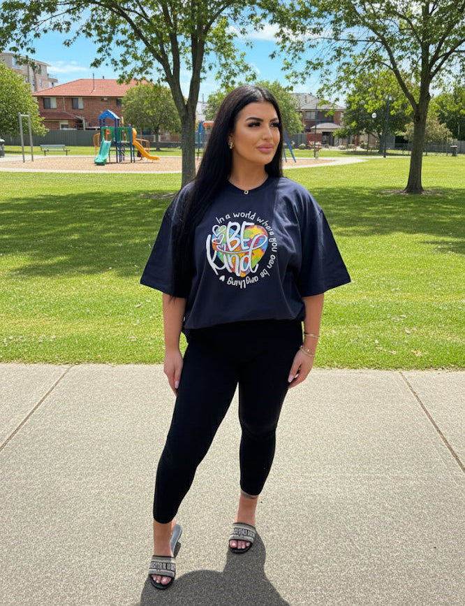 Autism Graphic design Navy Blue Handmade