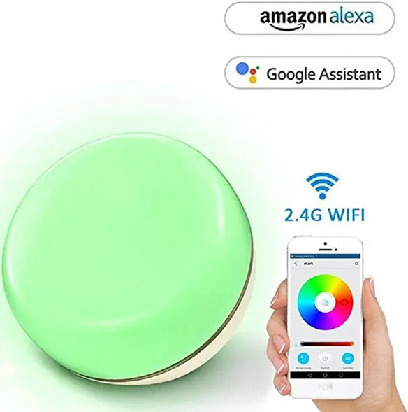 Childcare Smart Night Light / Wi-Fi Connected, Voice control, LED Lights, Custom Time