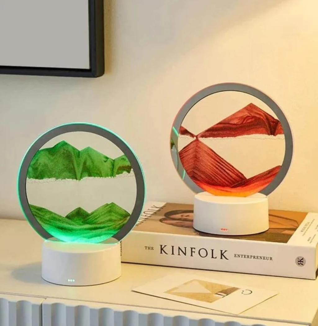 Orange Serenity Sands 7 Colour Motion Lamp