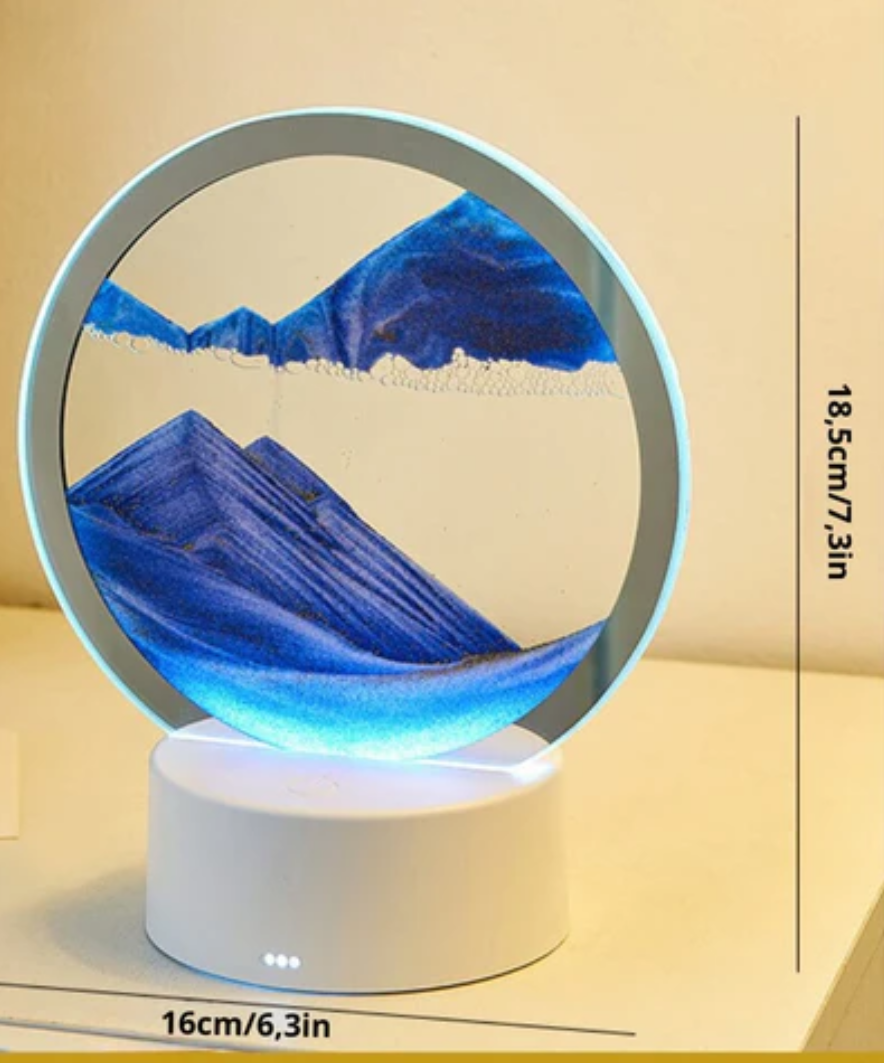 Orange Serenity Sands 7 Colour Motion Lamp