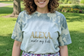 ALEXA Mute My Kids Green Graphic Design T-Shirt - Handmade
