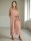 ARIAL Wide Leg Jumpsuits 2 colours- Peach Spot & Pink Floral