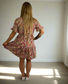 LORNA Pink Floral Tier Swing Dress