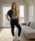BIANCA Black Full Length Stretch Skinny Pants