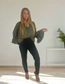 BIANCA Black Full Length Stretch Skinny Pants