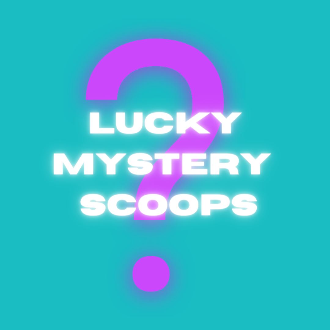 LARGE LUCKY MYSYERY SCOOPS Confetti/Lucky Dip SCOOPS mystery bag Aambers Goodies xx X1 LARGE SCOOP 
