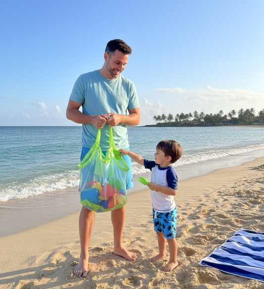 Beach Sand Release Mesh Bag – 2 Colours