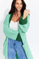 KHLOE Mint Green Oversized CARDI