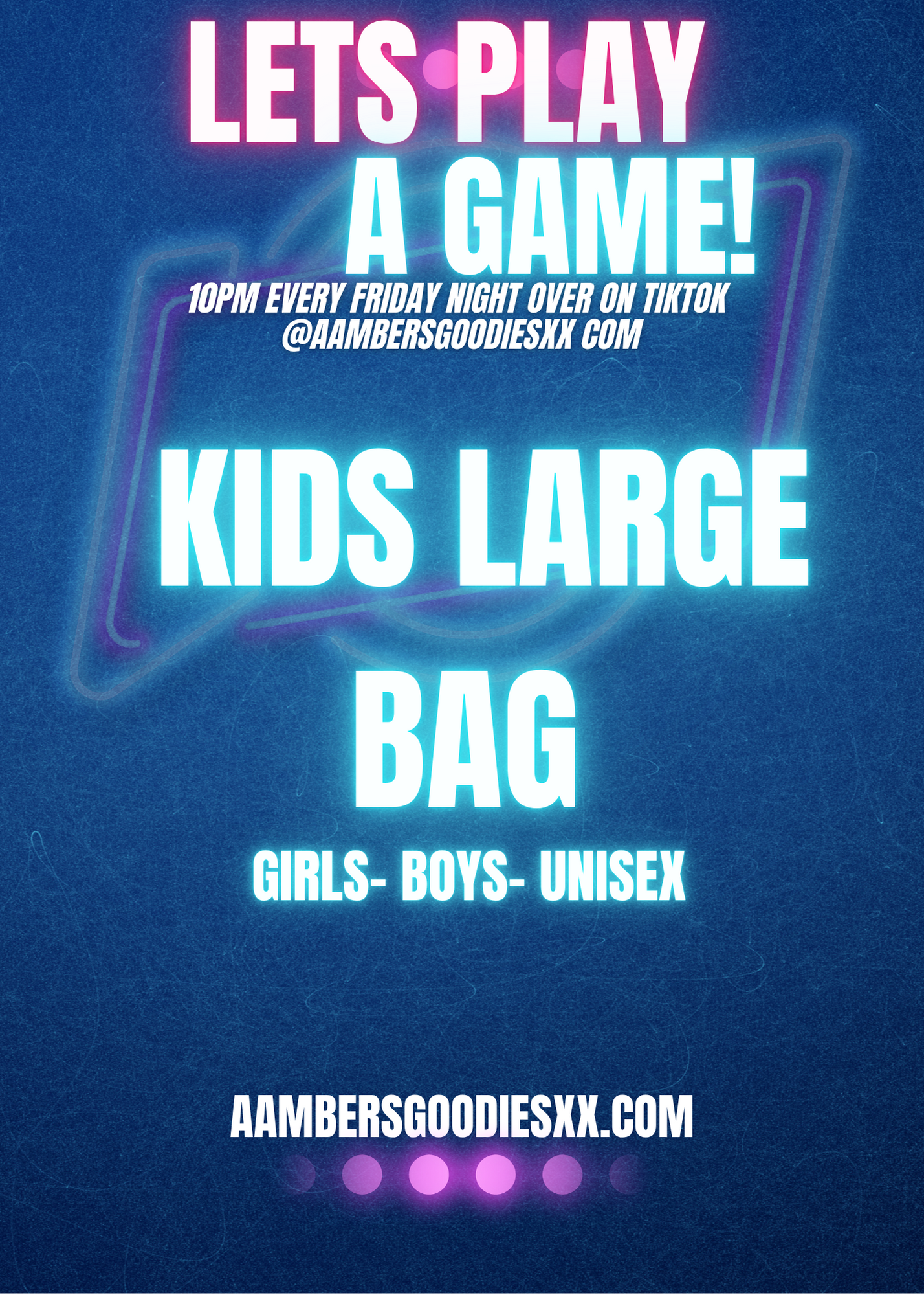 KIDS LARGE SENSORY BAGS- BOYS, GIRLS & UNISEX