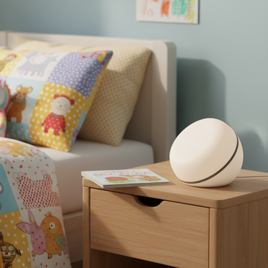 Childcare Smart Night Light / Wi-Fi Connected, Voice control, LED Lights, Custom Time