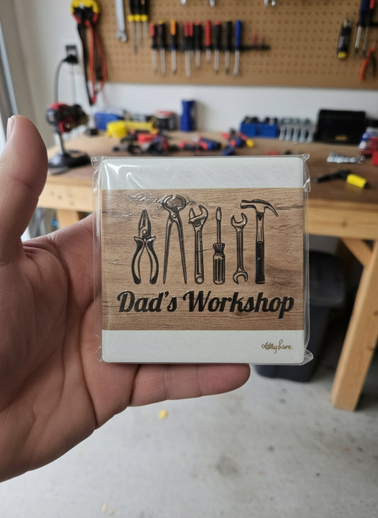 Dad Appreciation Wooden Magnets – Choose Your Style