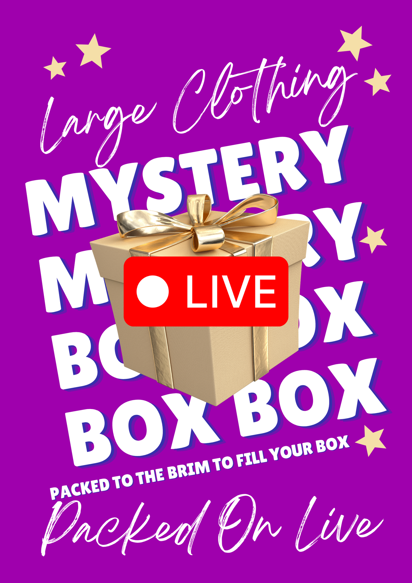 LARGE Mystery CLOTHING BOX (LIVE)