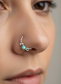 Opal Glow Nose Hoop – Choose your style