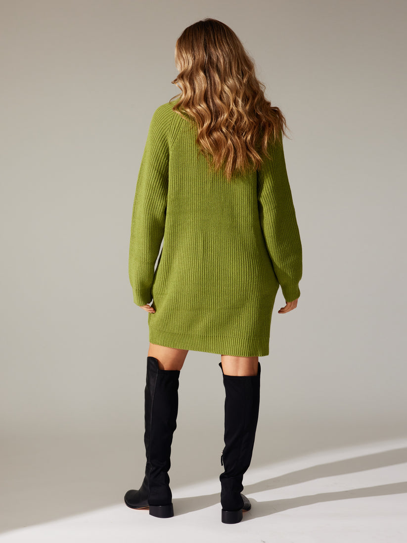 PINA Olive Sweater Dress