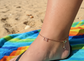 18K Gold Plated Butterfly Anklet Dainty Beach Charm