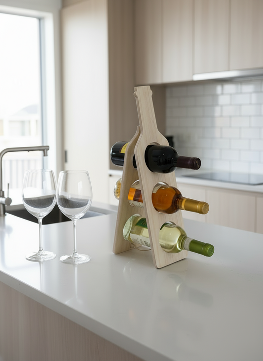 Wooden Wine Holder Stand