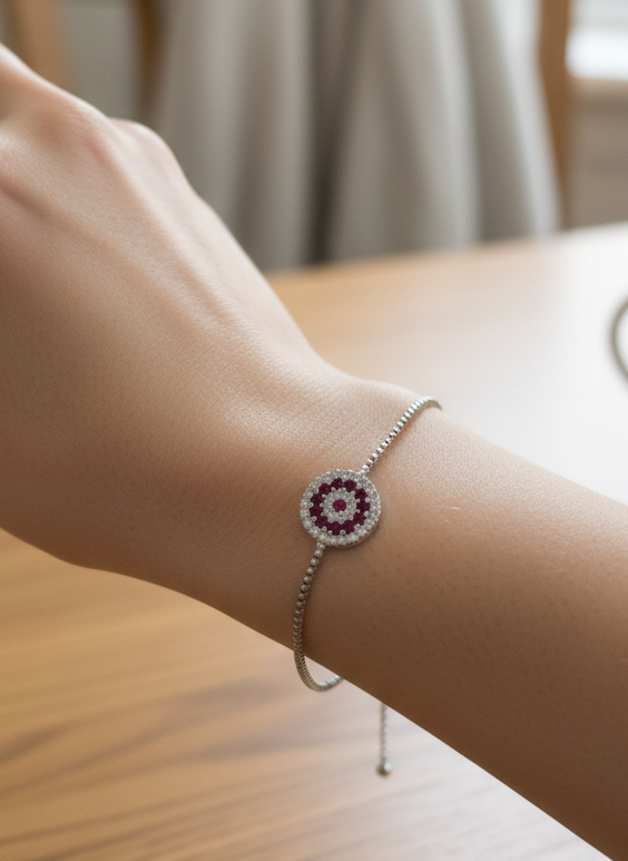 Halo Protection Bracelet Silver Tone- Pick your style