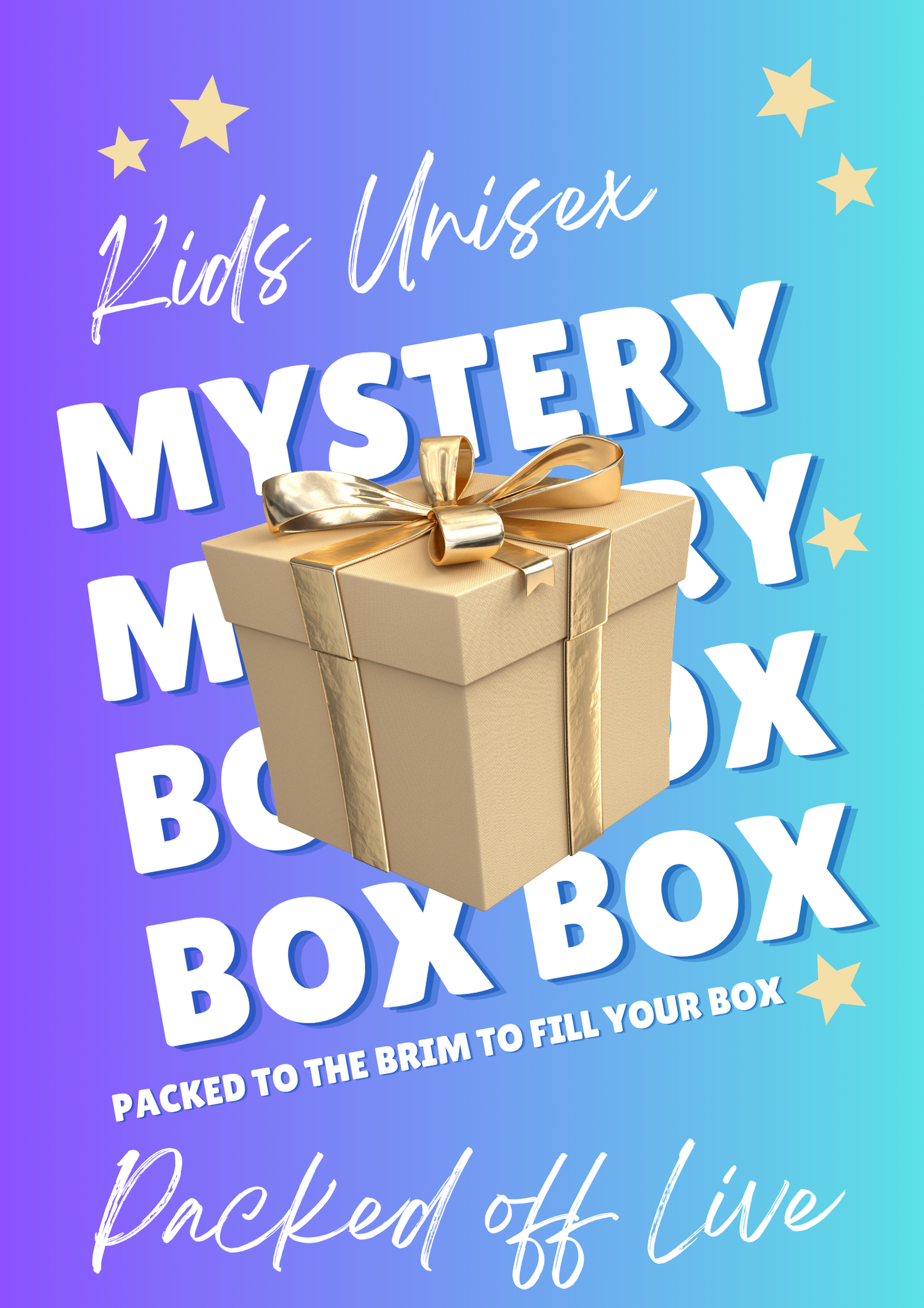 Kids Mystery Boxes- Girls, Boys & Unisex (Not Live)