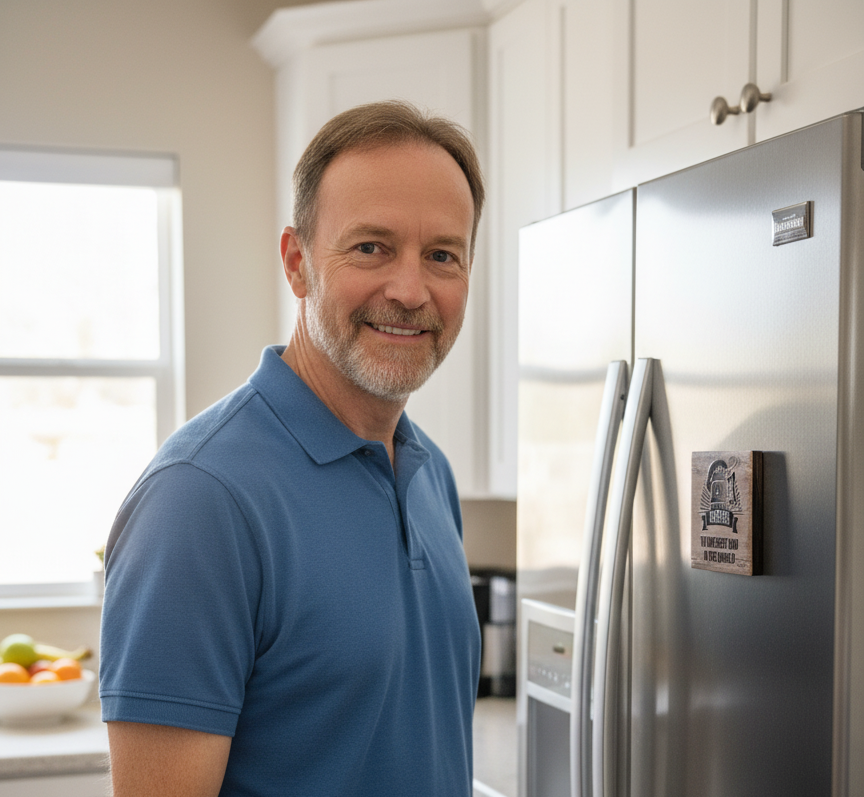 Dad Appreciation Wooden Magnets – Choose Your Style