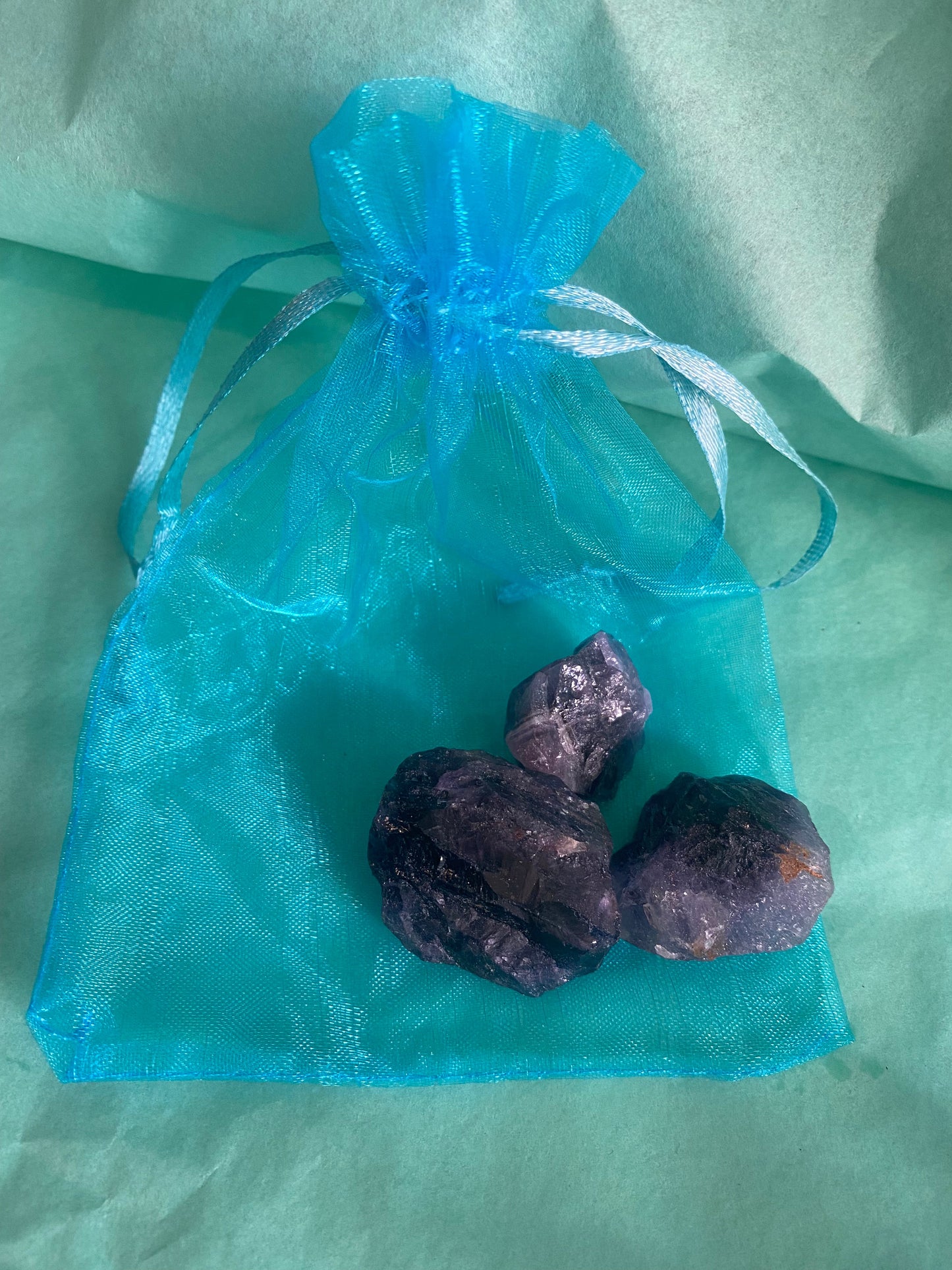 3 Peice Set Natural Raw Rouge Gemstones- Red Jasper & Amethyst crystal Aambers Goodies xx 