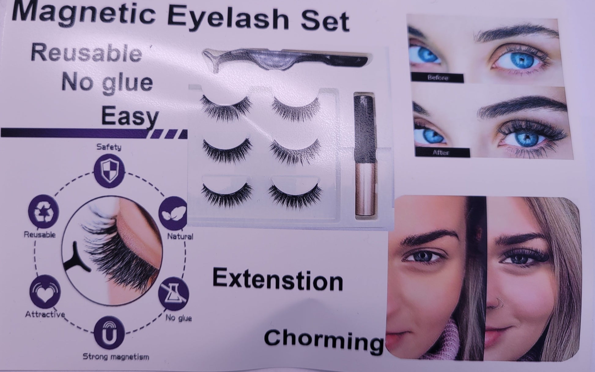 3 Set Magnetic Lashes Sets Aambers Goodies xx 