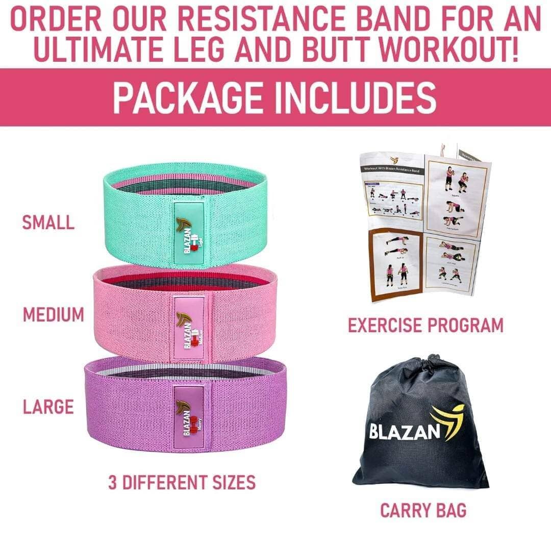 3pack Booty Resistance Bands Set PASTEL Exercise & Fitness Aambers Goodies xx 