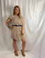 ALANI Caramel Leopard Midi Dress Dresses Aambers Goodies xx 