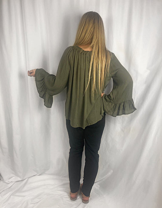AVERY Long Sleeve Boho Tops - 2 colors Sweater Aambers Goodies xx 
