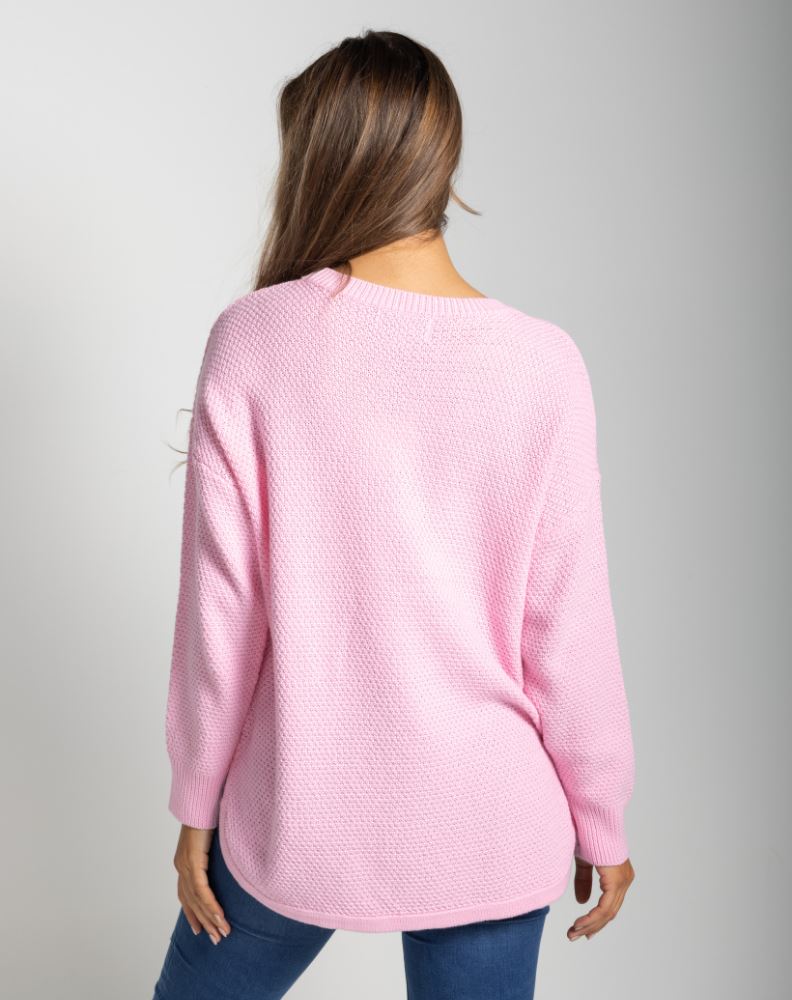 Baby Pink Knit Sweater Aambers Goodies xx 