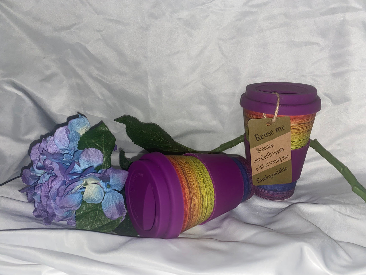 Bamboo Biodegradable Reusable Coffee Cup Aambers Goodies xx 
