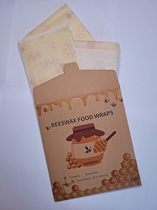 BEESWAX 3 Pack Food Coverings - Re-useable Household Supplies Aambers Goodies xx 