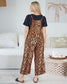 Caramello Leopard Strappy Overalls Aambers Goodies xx 