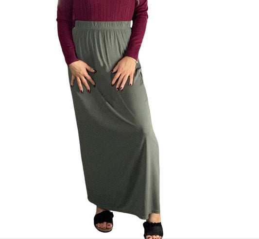 CARTER Khaki High waisted Skirt Skirts Aambers Goodies xx 12- 14 au (L-XL) 