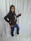 GRACEN Black Leather/Material Girl Jacket Jacket Aambers Goodies xx 