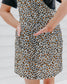 JEMIMA Leopard Mini Pinafore Dress Aambers Goodies xx 