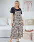 Light Leopard Strappy Overalls Aambers Goodies xx 6-14 au (XS-XL) 