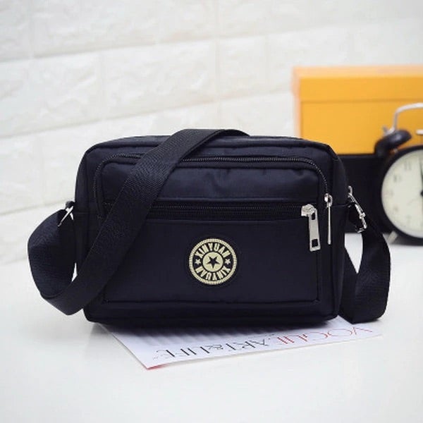 Long Crossbody Bag Multi Pockets- 3 colours Bag Aambers Goodies xx Black 