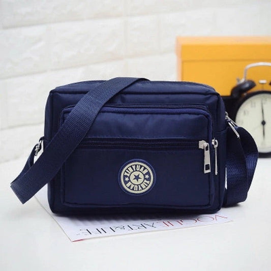Long Crossbody Bag Multi Pockets- 3 colours Bag Aambers Goodies xx Navy Blue 