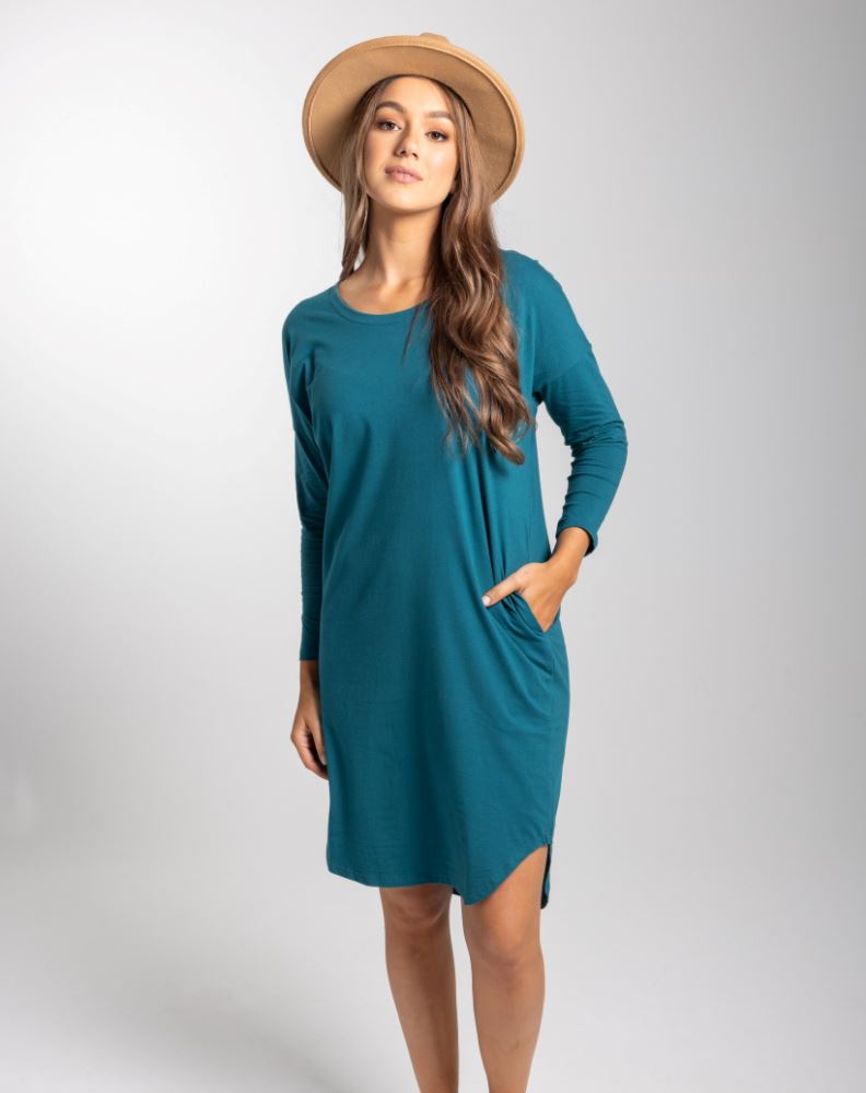 Long Sleeve Dress/ long top 3 colours Aambers Goodies xx 