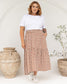 MELANIE Spotted Skirt - Tan/Spot Aambers Goodies xx 