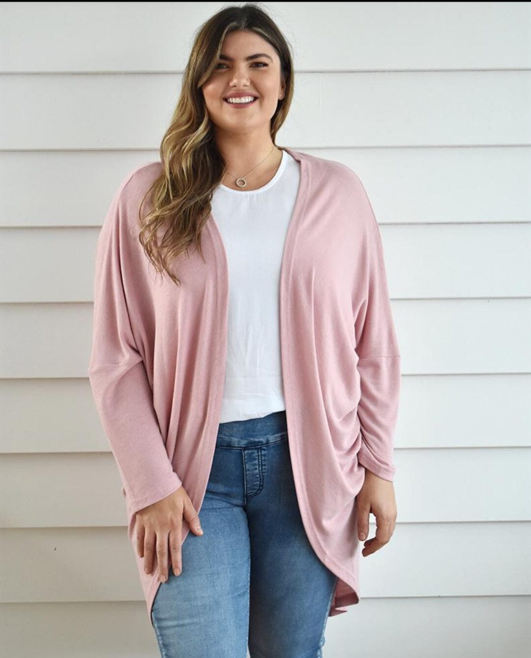 MELLY Circle Cardigans 2 colors - Blush & Copper Brown Cardigan Aambers Goodies xx 