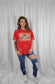 MUM Red Halloween Handmade Graphic Design T-Shirt Shirts & Tops Aambers Goodies xx 