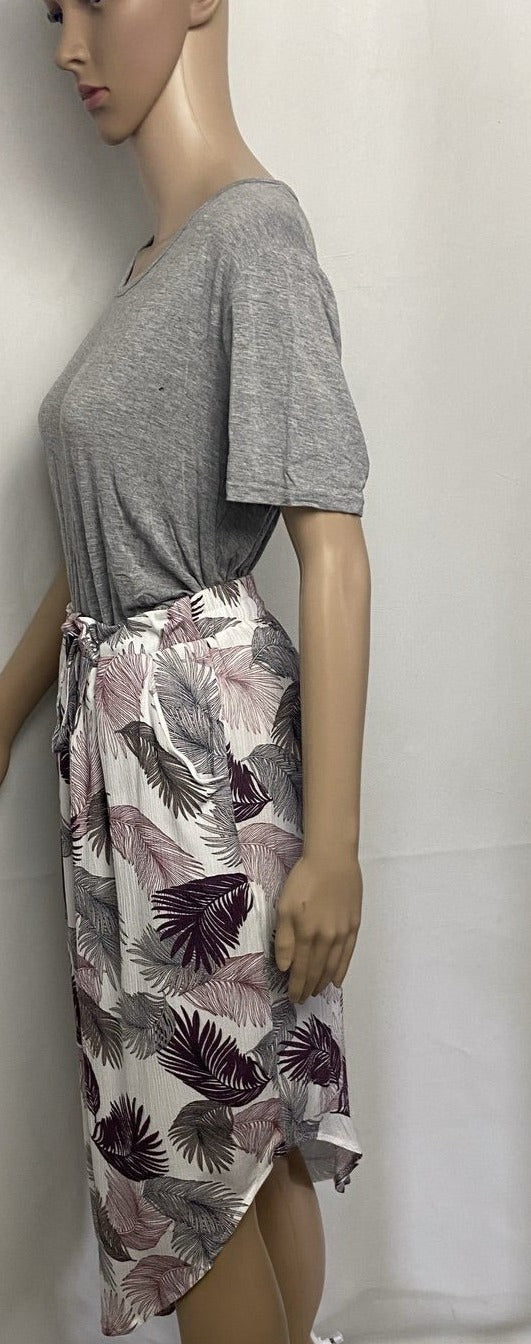 NOBLE purple floral Leaf Skirt Skirt Aambers Goodies xx 